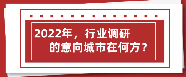 2022年 行業調研之意向城市在何方？上海展會搭建公司回答道！